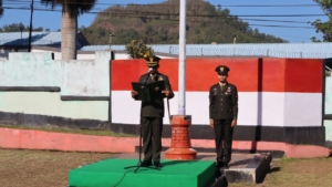 Letkol Inf. Imam Subekti Pimpin Upacara Hari Kesaktian Pancasila di Makodim 1625/Ngada