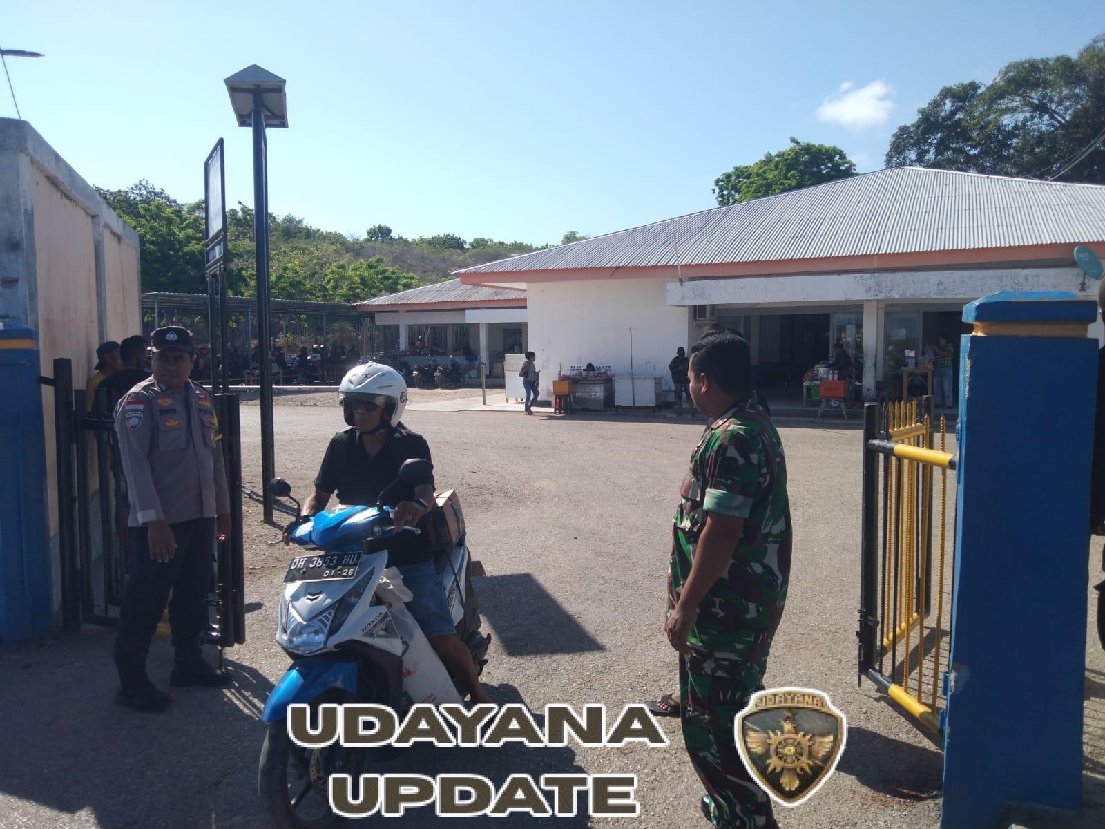 Piket Koramil 1627-02/Pantai Baru Laksanakan Monitoring Keberangkatan KMP Garda Maritim 3