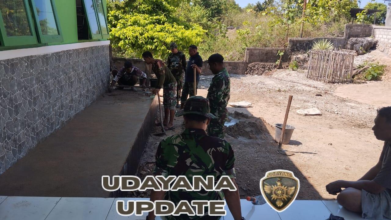 Koramil 1627-02/Pantai Baru Gelar Kegiatan Pembenahan Kantor