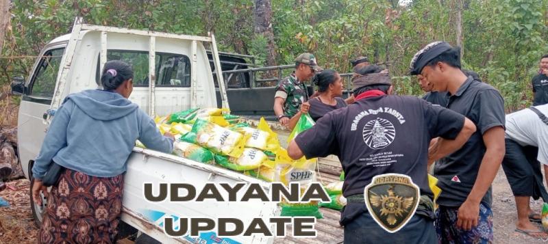 Koramil jajaran Kodim 1623/Karangasem laksanakan penjualan beras SPHP di desa-desa dalam rangka HUT TNI ke-80.