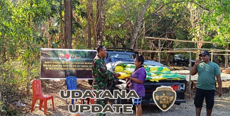 Gerakan Pangan Murah: Kodim–BULOG Hadirkan 2 Ton Beras di Tanjung Bunga