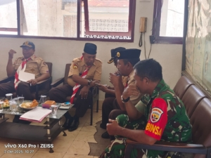 Dispora dan Kwarcab Pramuka Ende Matangkan Rencana Kegiatan, Babinsa Hadir Dukung Sinergi