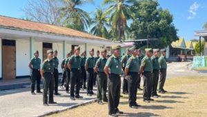 Dandim 1603/Sikka Tegaskan Tugas dan Tanggung Jawab dalam Upacara Kenaikan Pangkat Kodim 1603/Sikka