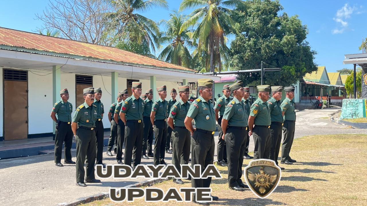 Dandim 1603/Sikka Tegaskan Tugas dan Tanggung Jawab dalam Upacara Kenaikan Pangkat Kodim 1603/Sikka