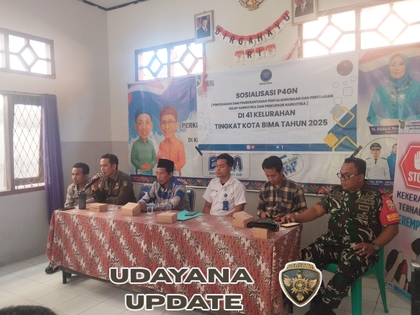 Perkuat Pencegahan Narkoba, Babinsa Serma Irfan Hadiri Sosialisasi P4GN di Sadia
