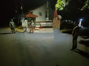 Patroli Siskamling Bersama, Satpol PP dan Pecalang Wujudkan Keamanan di Kecamatan Sawan