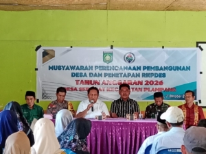 Babinsa Desa Sepakat Dukung Penetapan RKPDes 2026 di Musrenbangdes