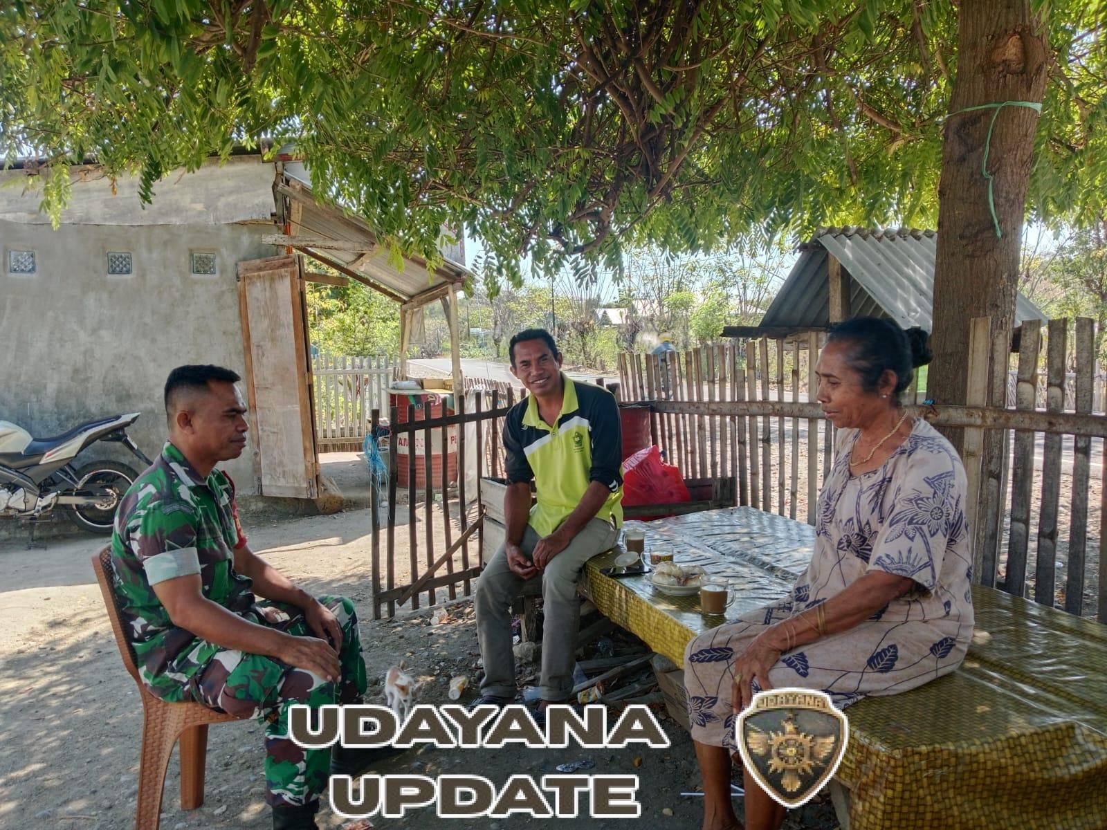 Babinsa Koramil 1625-05/Aesesa Serka Irwan Gelar Komsos di Dusun Karang Putih