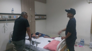 Dandim Klungkung Gelar Kunjungan Sosial Jenguk Anak Prajurit Yang Lagi Sakit