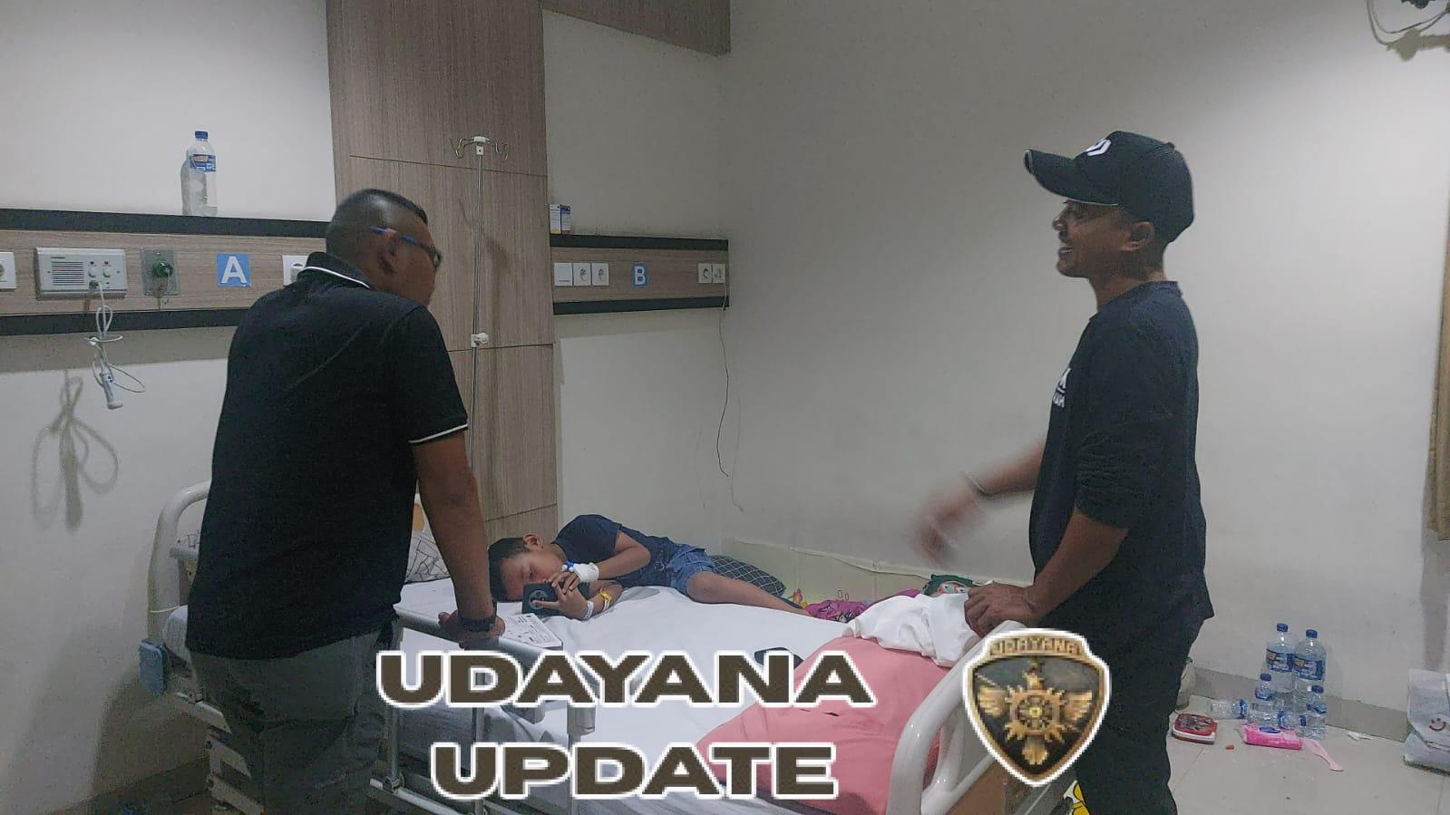 Dandim Klungkung Gelar Kunjungan Sosial Jenguk Anak Prajurit Yang Lagi Sakit