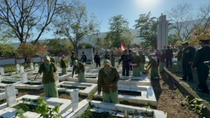 Khidmat, Kodim 1614/Dompu Gelar Ziarah Nasional HUT TNI ke-80