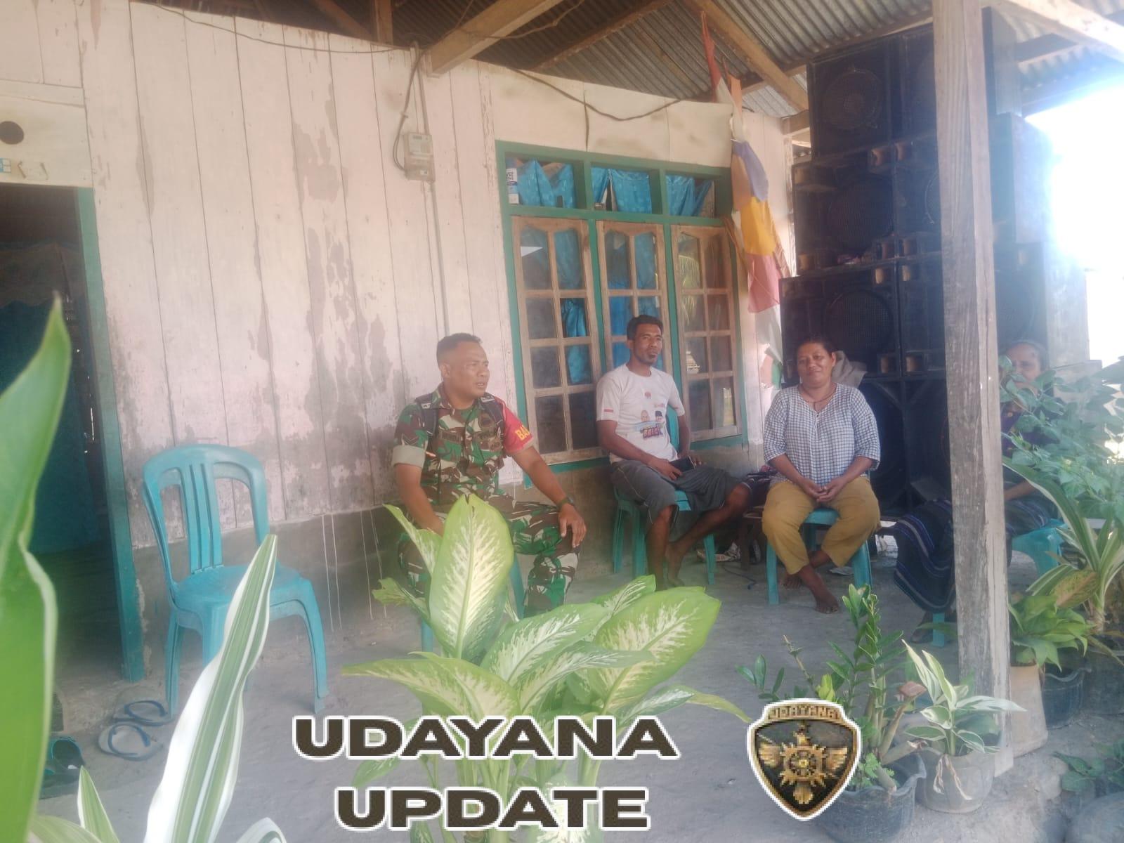 Babinsa Kodim 1602/Ende Gelar Komsos dan Pamwil Tingkatkan Keamanan Desa Kamubheka