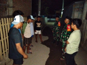 Patroli Siskamling di Desa Parangina Amankan Wilayah Kecamatan Sape dan Lambu