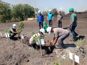 Babinsa Koramil Maurole Ikut Serta dalam Penanaman Pohon HUT PT PLN Nusantara Power di Desa Keliwumbu