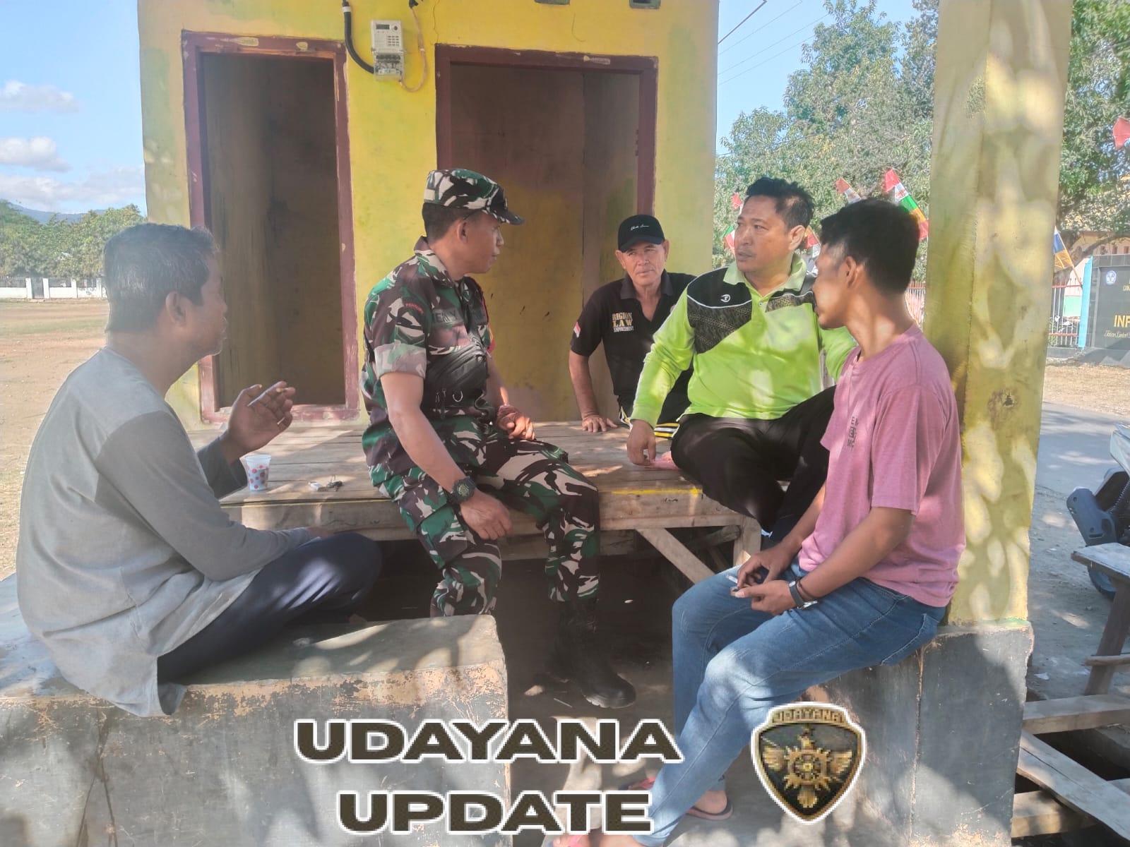 Empat Babinsa di Kecamatan Madapangga Serentak Laksanakan Komsos dengan Warga Binaan