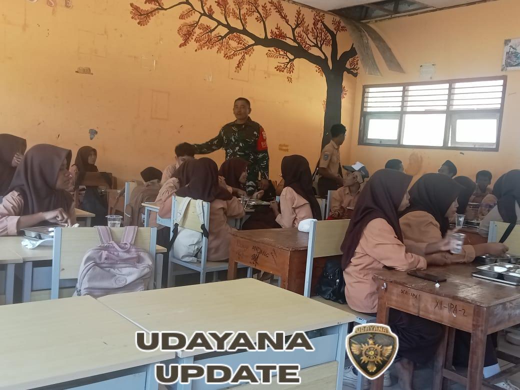 Ribuan Paket Makan Bergizi Gratis Dibagikan, Babinsa Pastikan Tepat Sasaran