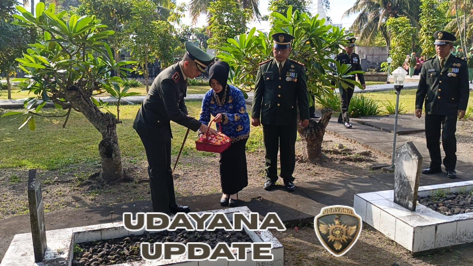 Khidmat, Upacara Ziarah Nasional HUT ke-80 TNI Digelar di TMP Rinjani Lombok Timur