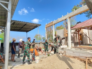 Sinergi HUT TNI ke-80: Kodim 1630/Manggarai Barat Bersihkan Pura Agung Giri Segara, Wujudkan Kebersamaan Lintas Iman