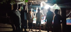 ‎Danramil Kapten Inf Lalu M. Said Tegaskan Patroli Malam, Wujud Nyata TNI Bersama Rakyat