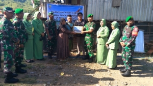 HUT TNI ke-80, Koramil 02/Sekongkang Jalin Kebersamaan Lewat Anjangsana