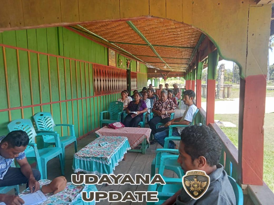 Dukung Program Kesehatan, Babinsa Koramil 06/Karera Ikut Musyawarah Desa Cegah Stunting