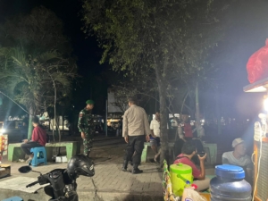 Kodim 1601/Sumba Timur dan Polres Gelar Patroli Malam di Taman Kota Waingapu