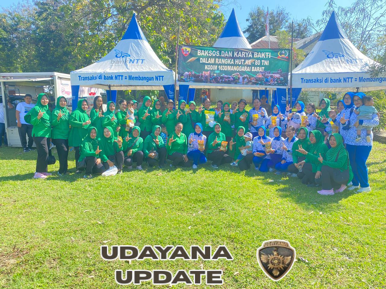 Kado HUT ke-80 TNI: Kodim 1630/Manggarai Barat Hadirkan “Gerakan Pangan Murah,” Bawa Senyum di Labuan Bajo