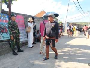 Intensifkan Patroli, Koramil Nusa Penida Ciptakan Kondusifitas Wilayah