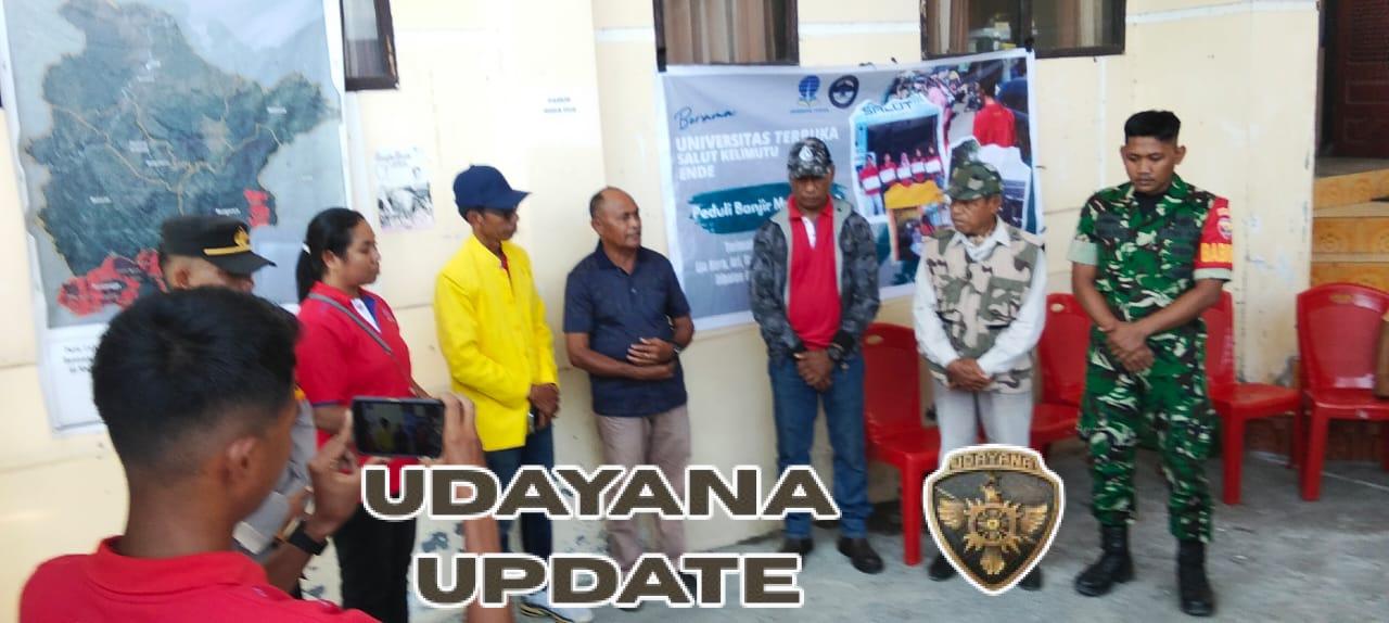 Sinergi TNI dan Dunia Pendidikan, Bantuan UT Ende Disalurkan Aman dan Lancar di Mauponggo