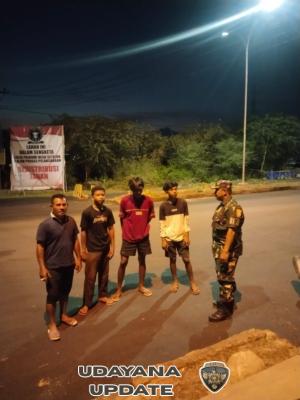 Koramil 1628-04/Poto Tano Gelar Patroli Malam Jaga Keamanan Wilayah