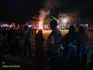 Babinsa Aik Kangkung Hadiri Penutupan Jambore Ranting V Tahun 2025