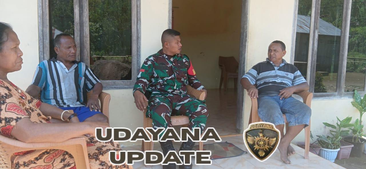 Jaga Keamanan dan Kebersihan, Babinsa Koramil 1602-02 Turun ke Masyarakat