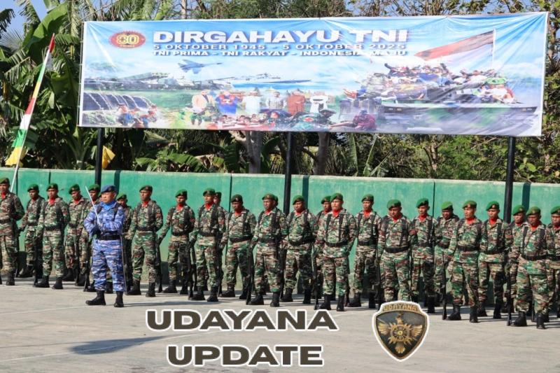 Sinergitas TNI dan Rakyat Ditekankan dalam Peringatan HUT ke-80 di Kodim 1622/Alor