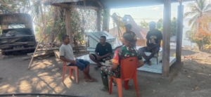 Sertu Lodewik Kay Ajak Warga Bouweli Cegah Kebakaran Lahan Jelang Musim Tanam