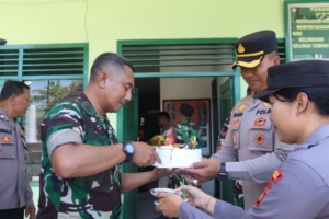 Gerudug Makoramil, Polsek Klungkung Beri Kejutan Di HUT Ke 80 TNI
