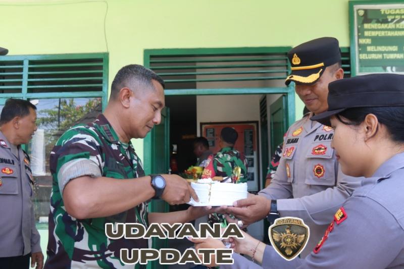Gerudug Makoramil, Polsek Klungkung Beri Kejutan Di HUT Ke 80 TNI