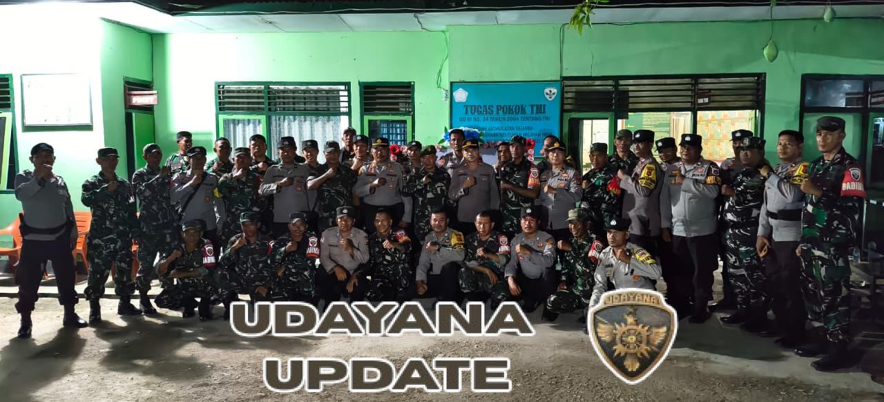 Sinergi TNI-Polri Terjalin Erat di Perayaan HUT TNI ke-80 di Koramil Woha