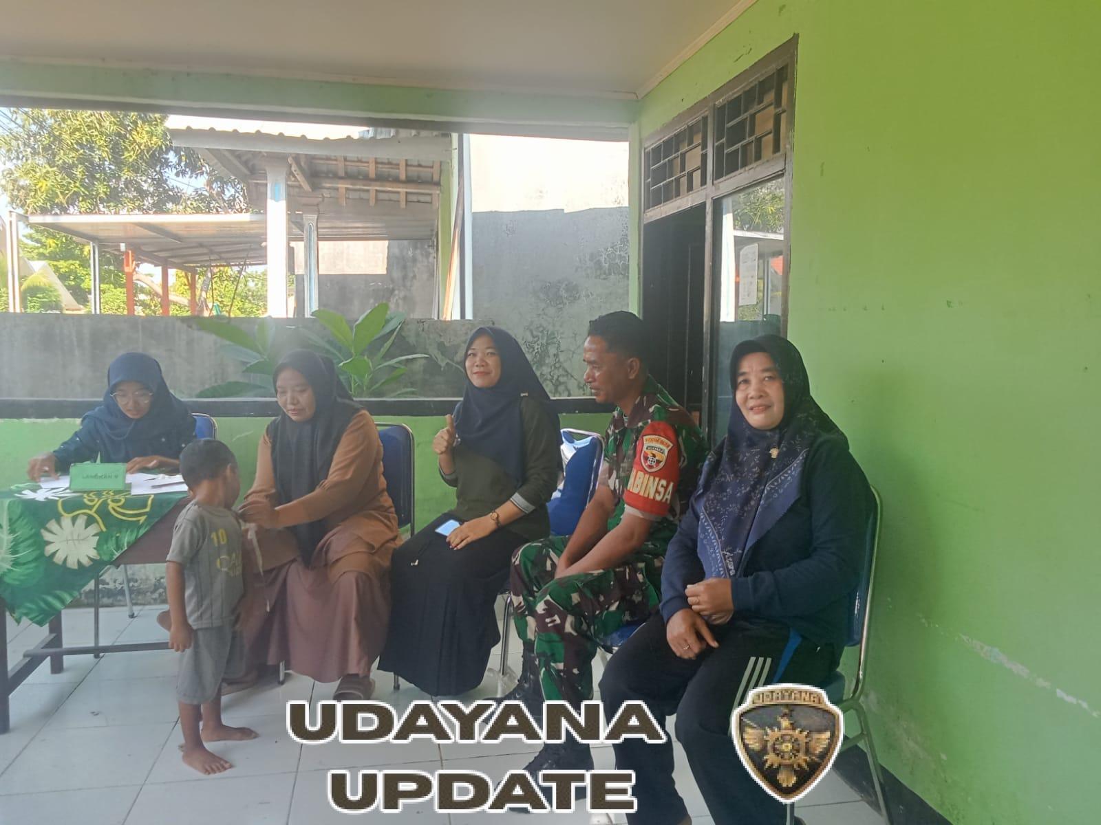 Babinsa Taliwang Aktif Dampingi Posyandu, Wujud Kepedulian TNI terhadap Kesehatan Balita