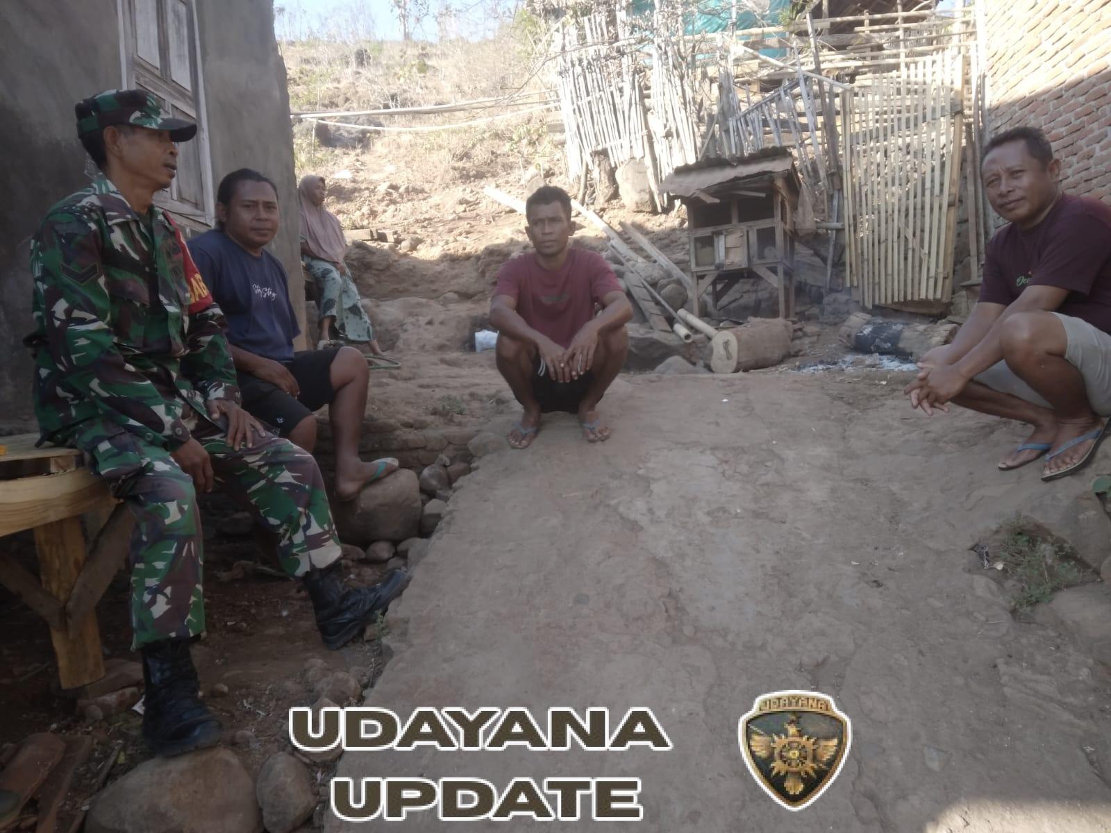 Sertu Salman Laksanakan Komsos, Tekankan Pentingnya Ketertiban di Desa Kala