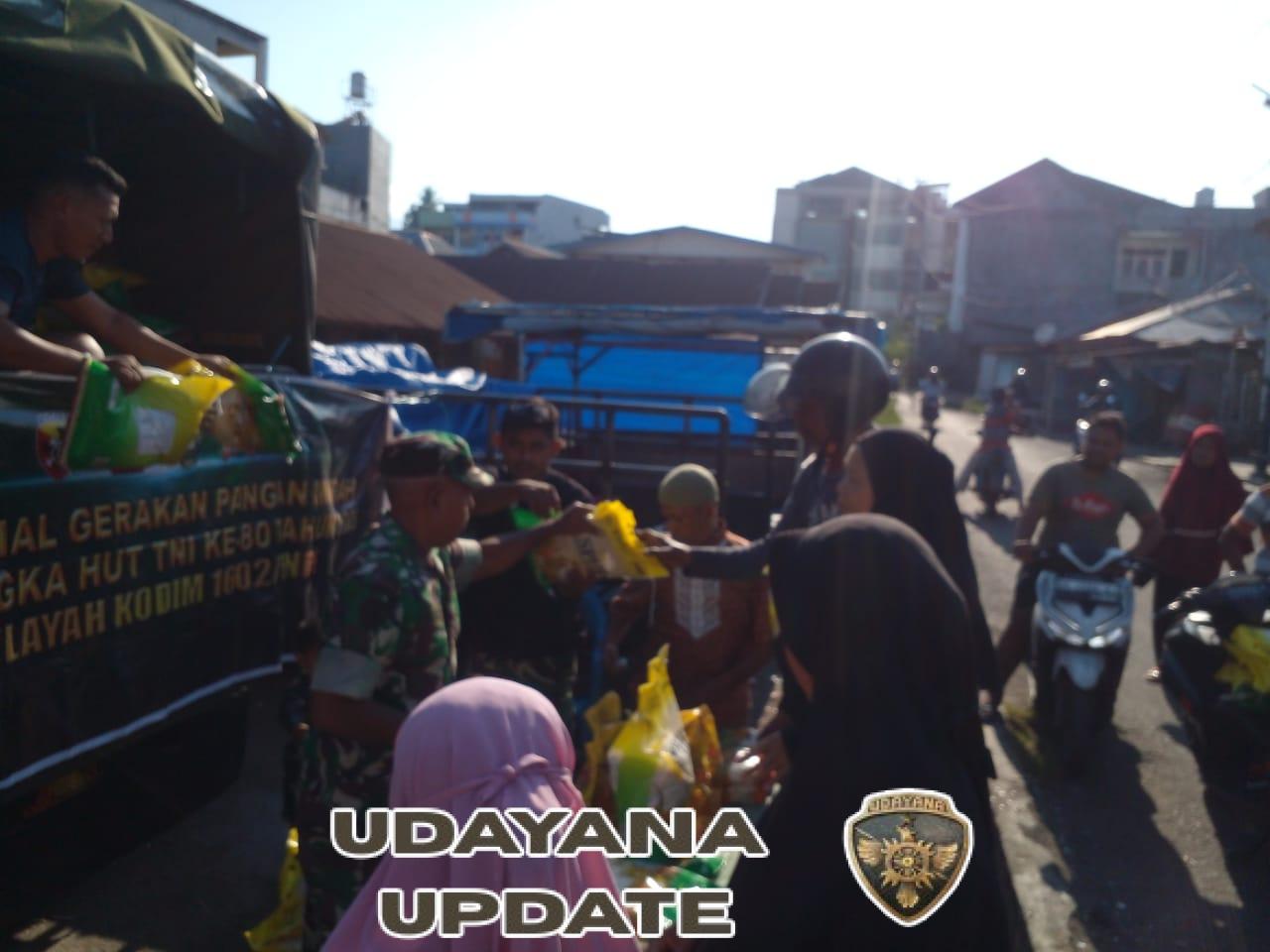 Kodim 1602/Ende Salurkan 159 Ton Beras Lewat Program Gerakan Pangan Murah