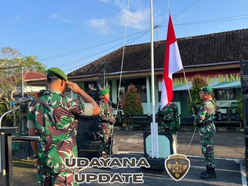 Tingkatkan Disiplin Prajurit, Kodim 1626/Bangli Laksanakan Upacara Bendera MingguanTingkatkan Disiplin Prajurit, Kodim 1626/Bangli Laksanakan Upacara Bendera Mingguan