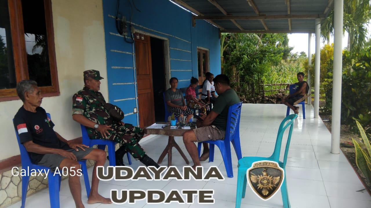 Babinsa Koramil 1627-03/Batutua Laksanakan Komsos dan Monitoring Wilayah di Desa Oenitas