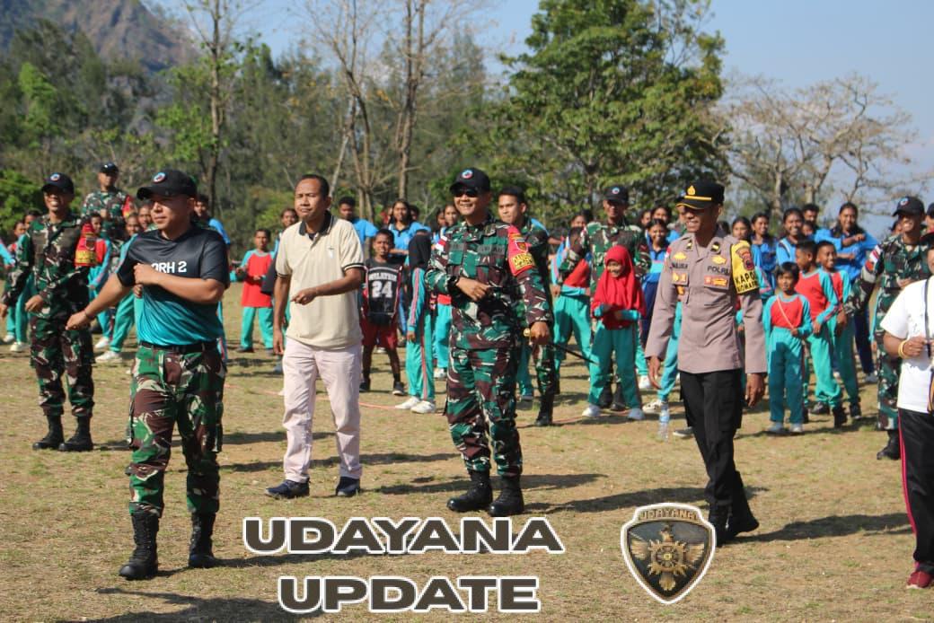 Semarak HUT TNI Ke 80, Makosatgas Pamtas RI-RDTL Sektor Barat Peringati Bersama Masyarakat Perbatasan