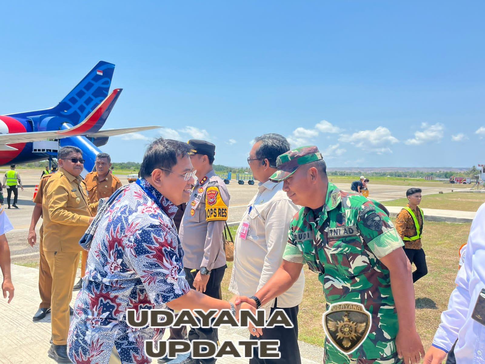 Sriwijaya Air Resmi Terbang Perdana, Kasdim 1601/Sumba Timur Turut Hadiri Momen Bersejarah Ini