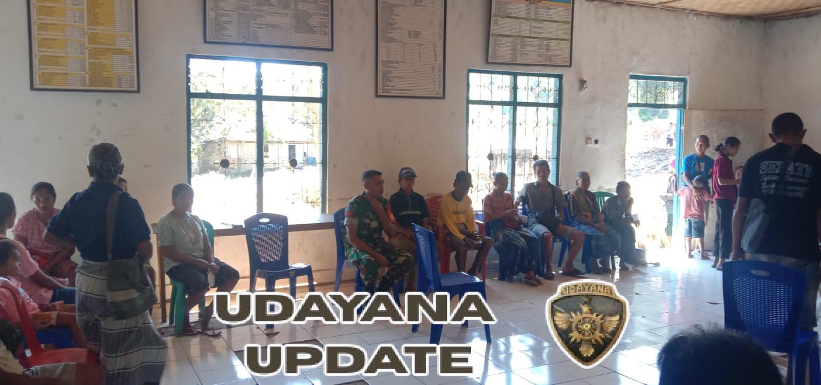 Komsos Babinsa Koramil 1601-04/Tabundung Pererat Hubungan dengan Warga Billa