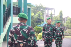 Kasdim Klungkung Pimpin Upacara Bendera Di Makodim