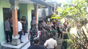 Penuh Kejutan dan Keakraban, Polsek Bangli Rayakan HUT ke-80 TNI Bersama Koramil 1626-01/Bangli