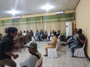 Babinsa Koramil 1625-05/Aesesa Laksanakan Pengamanan Rapat Dengar Pendapat DPRD Nagekeo