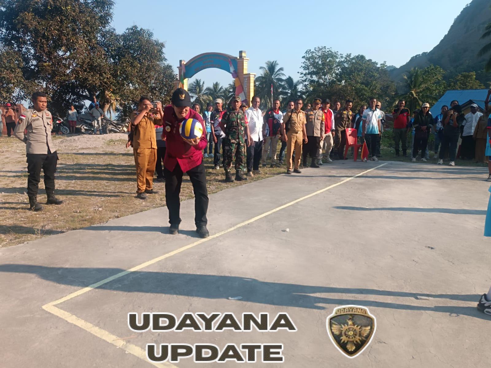 Babinsa Posramil Nangaroro Hadiri Pembukaan PORSI Tingkat SMP se-Kecamatan Nangaroro