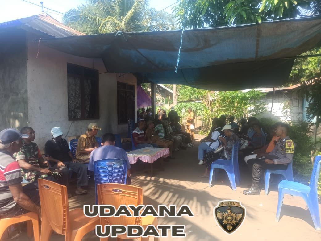 Babinsa Aimere Dampingi Pengukuran Tanah Milik Warga Desa Legelapu